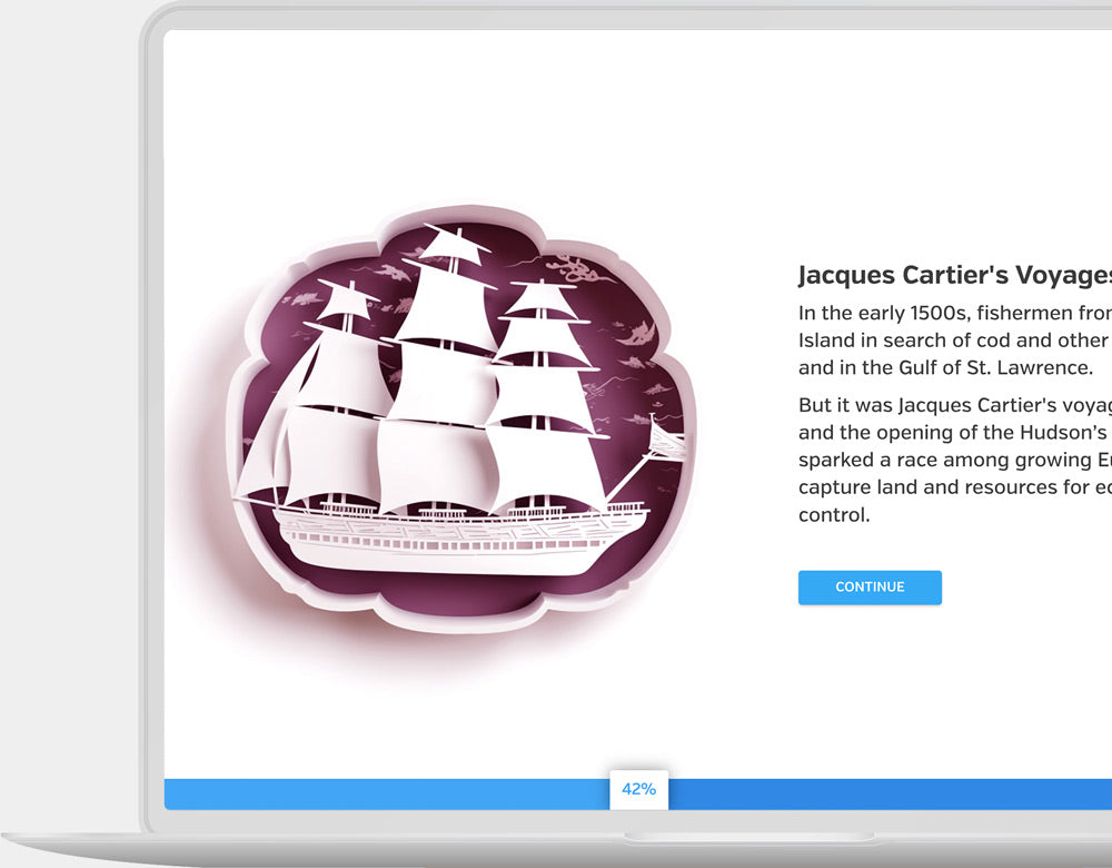 Naheyawin Reconciliation Engine - Newcomers - Jacques Cartier's voyages created with AI